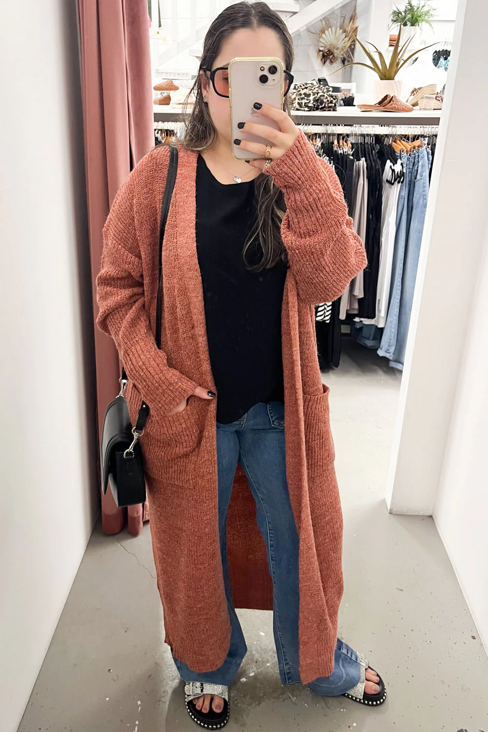 Crystal Cardi - Rust - Image 2