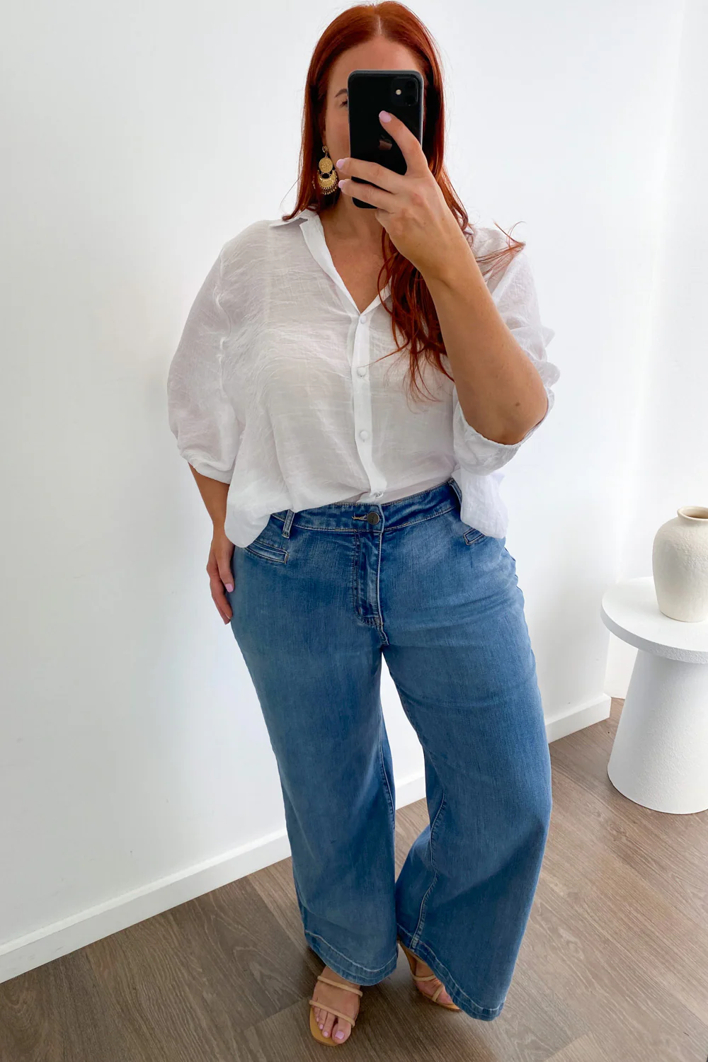 Daisy Wide Leg Jeans - Denim - Image 15