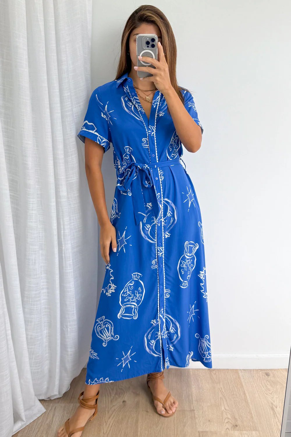 Darlie Dress - Blue Vase - Image 7