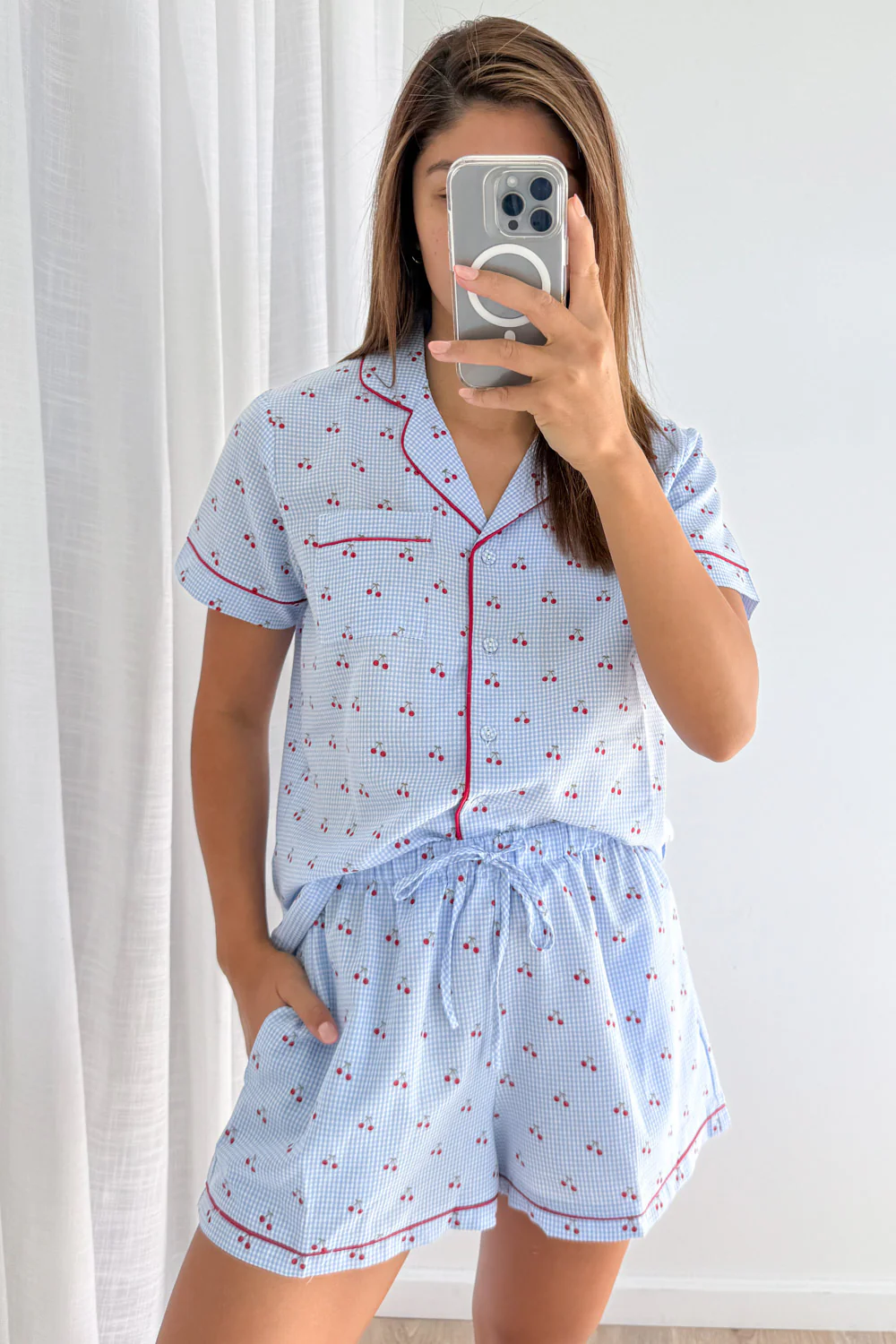 Dreamers Short Sleep Set - Cherry on Top - Image 2
