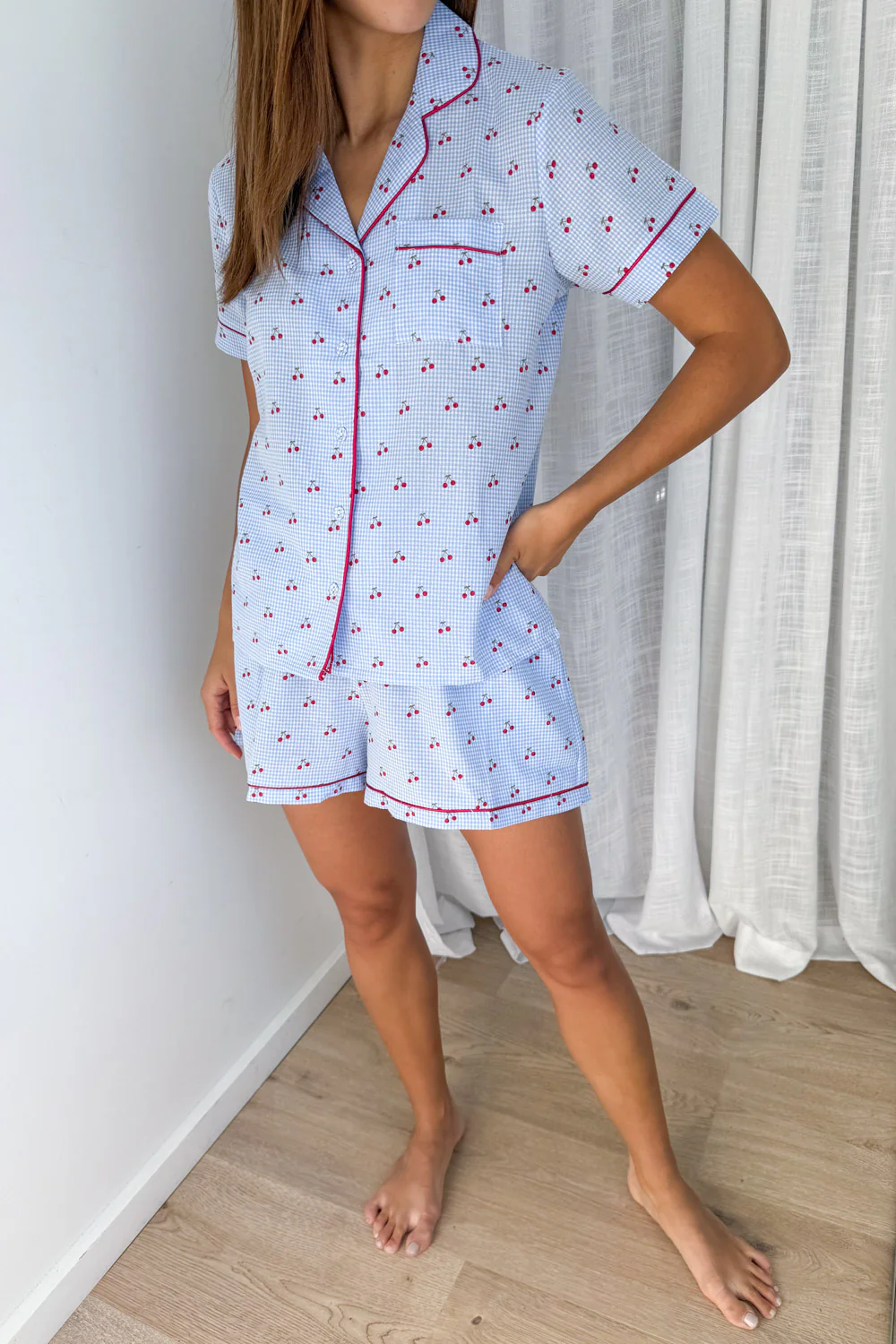 Dreamers Short Sleep Set - Cherry on Top - Image 4