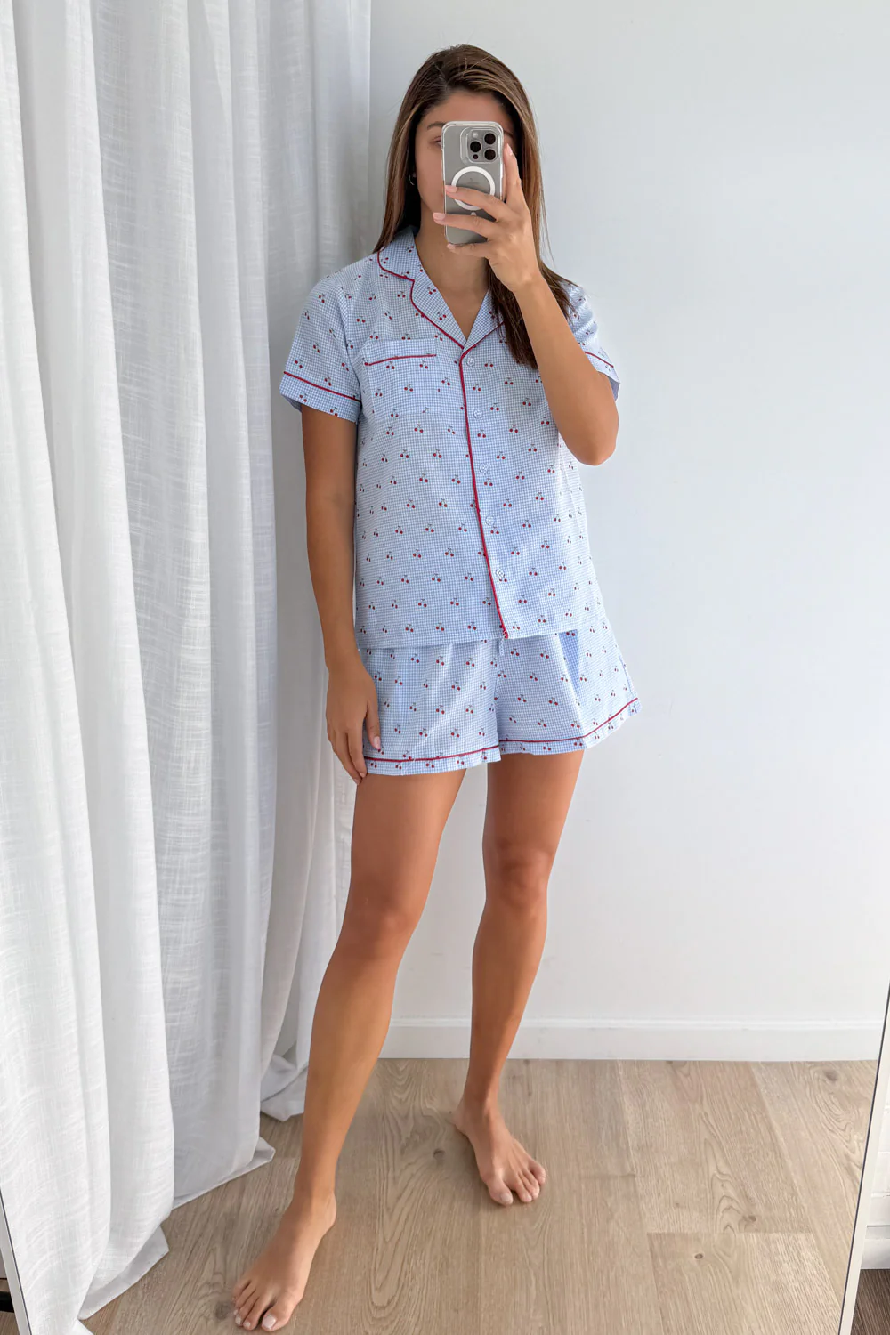 Dreamers Short Sleep Set - Cherry on Top - Image 5
