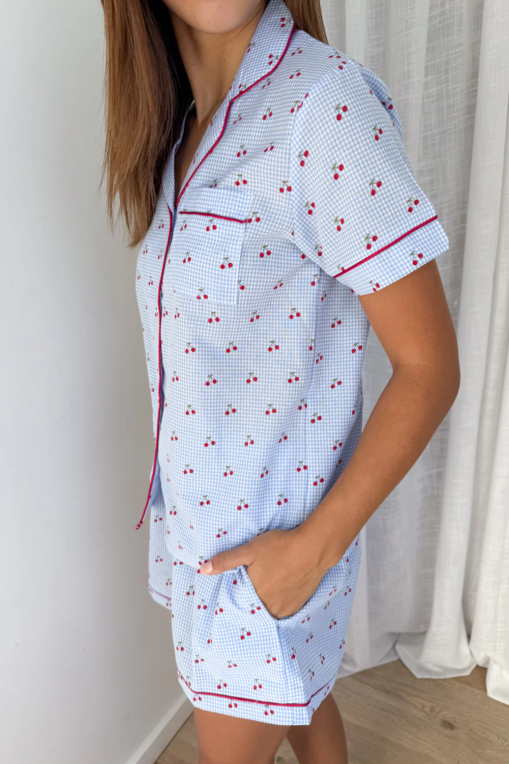 Dreamers Short Sleep Set - Cherry on Top - Image 6