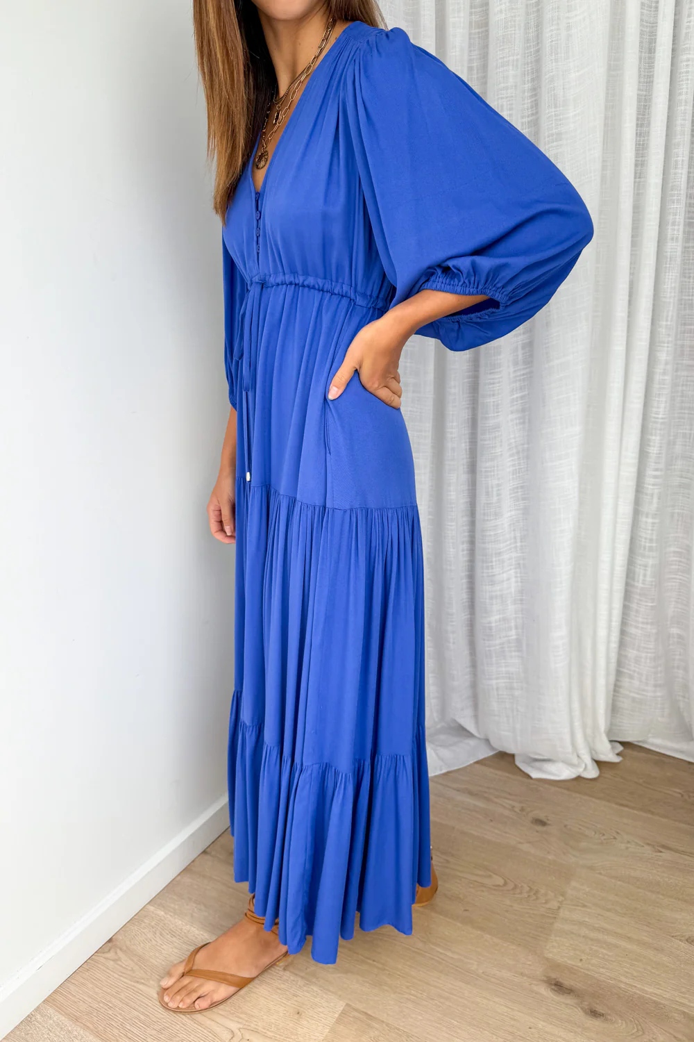 Dune Dress - Cobalt Blue - Image 3