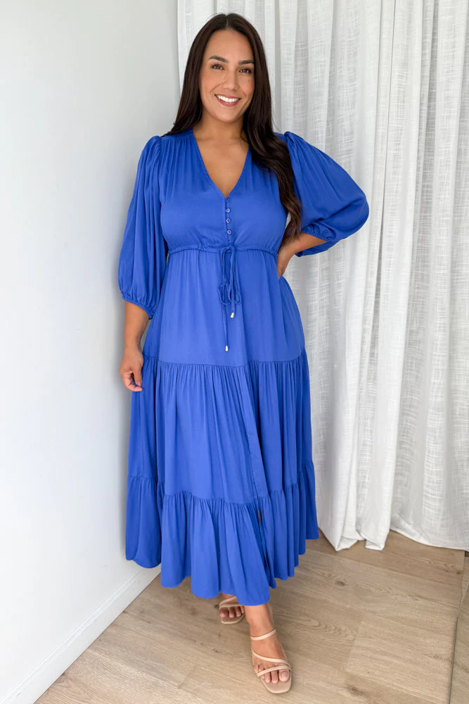 Dune Dress - Cobalt Blue - Image 7