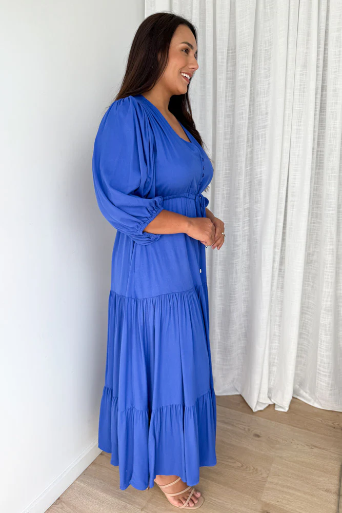 Dune Dress - Cobalt Blue - Image 8