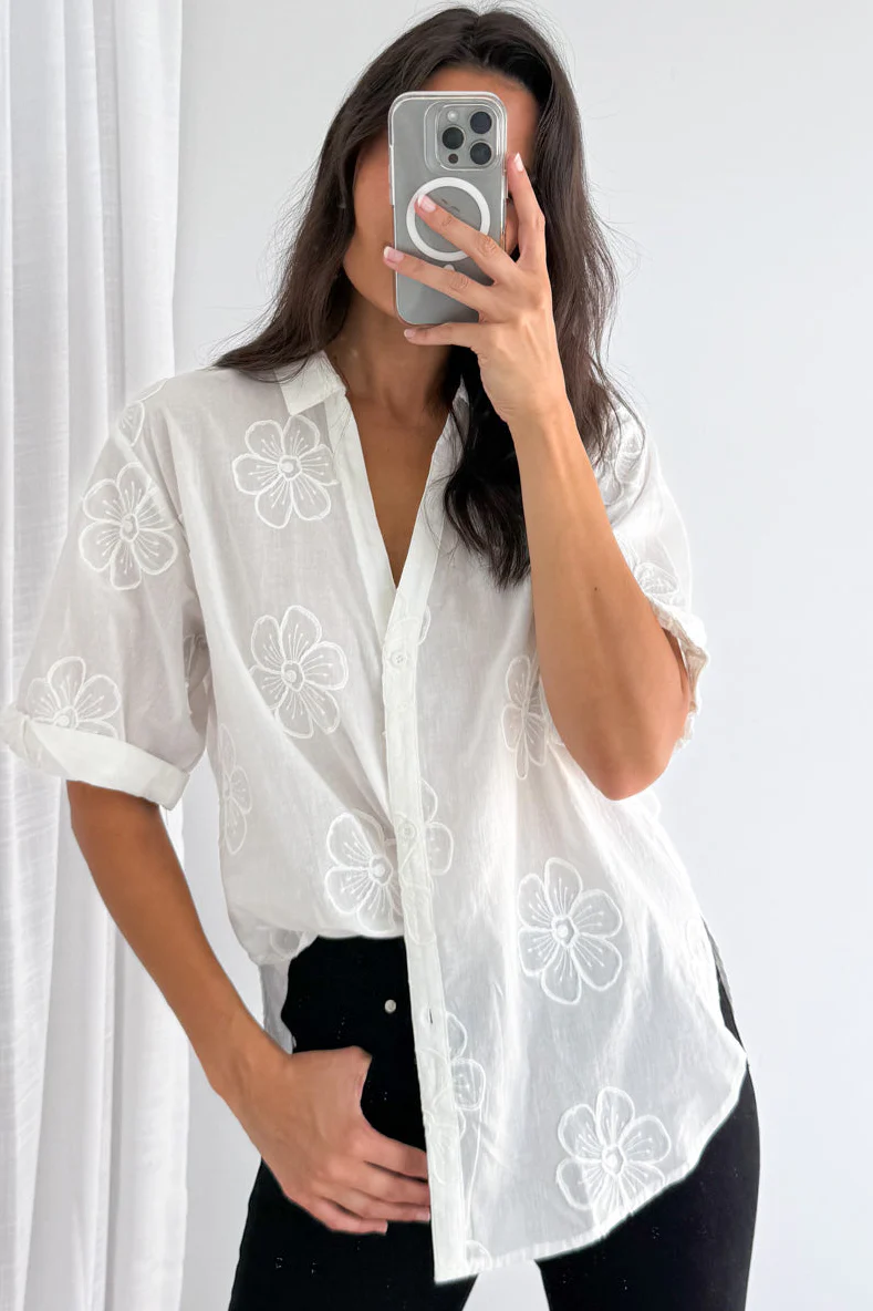 Elden Blouse - White - Image 2