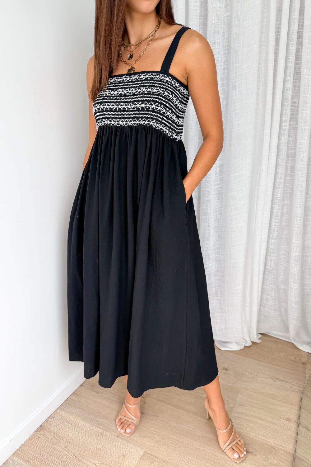 Ellie Dress - Black - Image 2