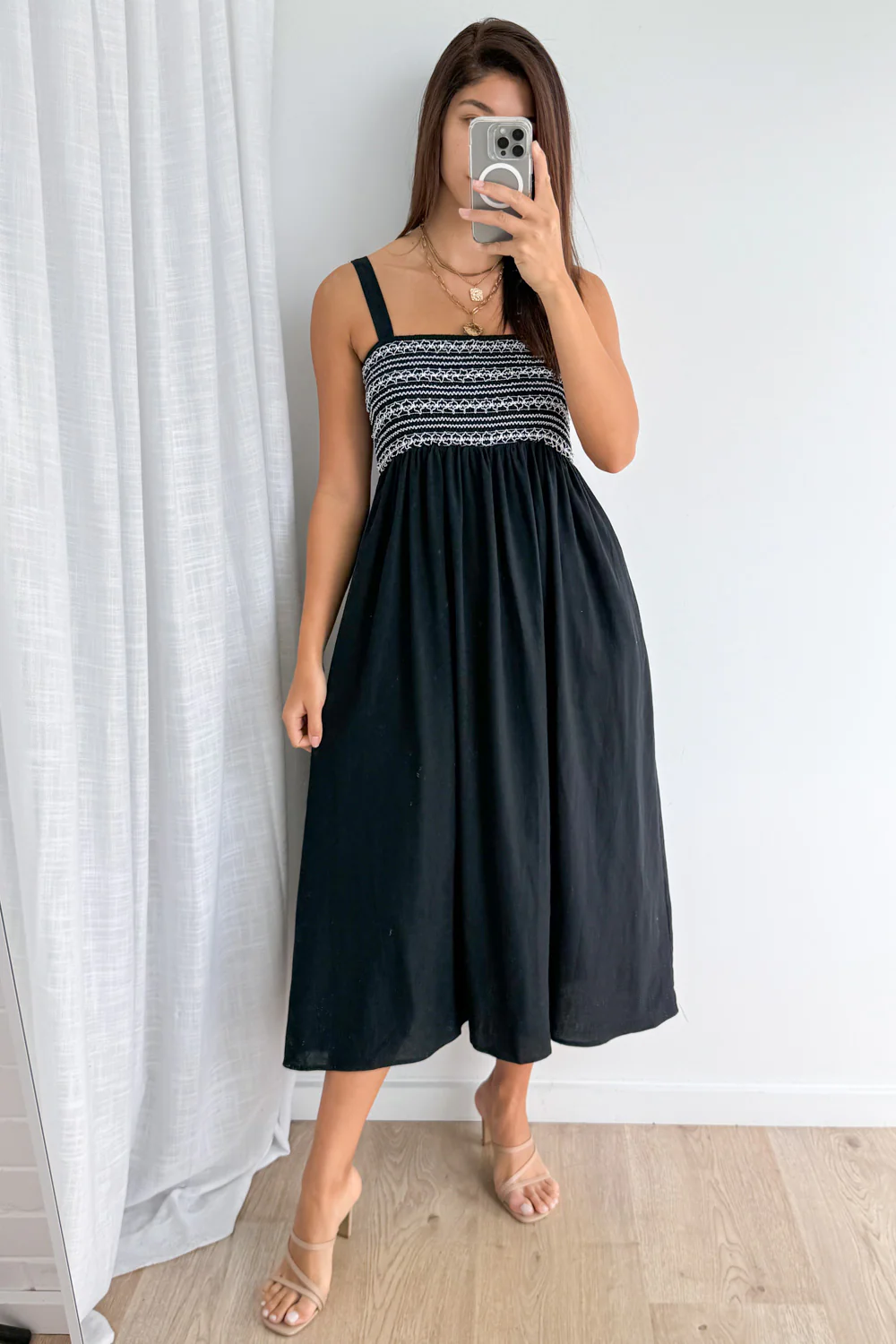 Ellie Dress - Black - Image 6