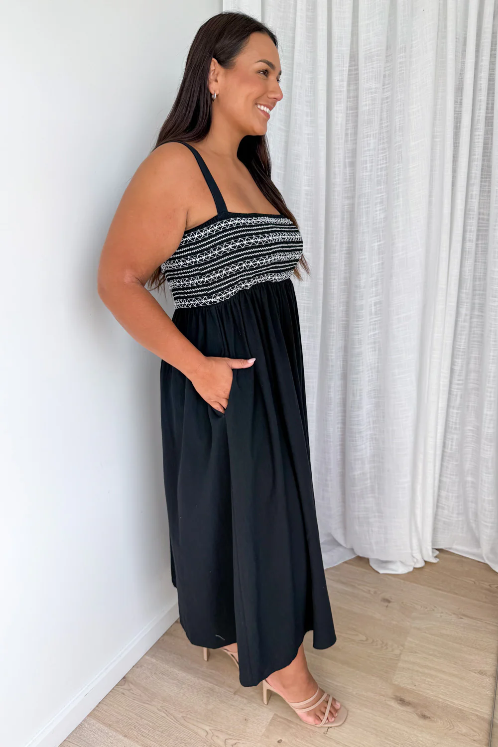 Ellie Dress - Black - Image 9