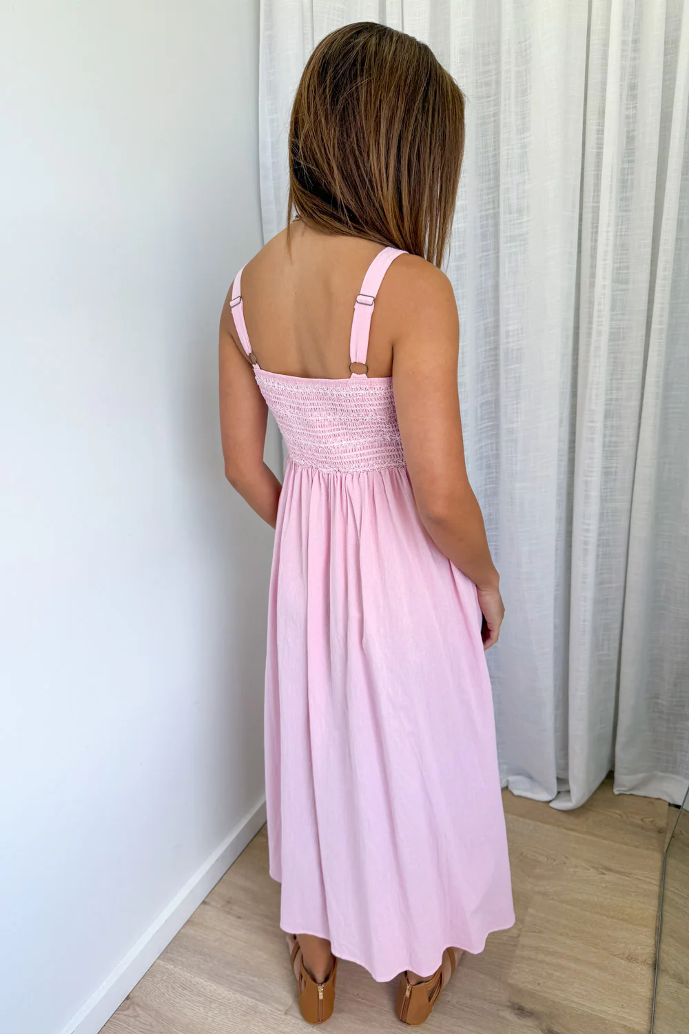 Ellie Dress - Pale Pink - Image 4