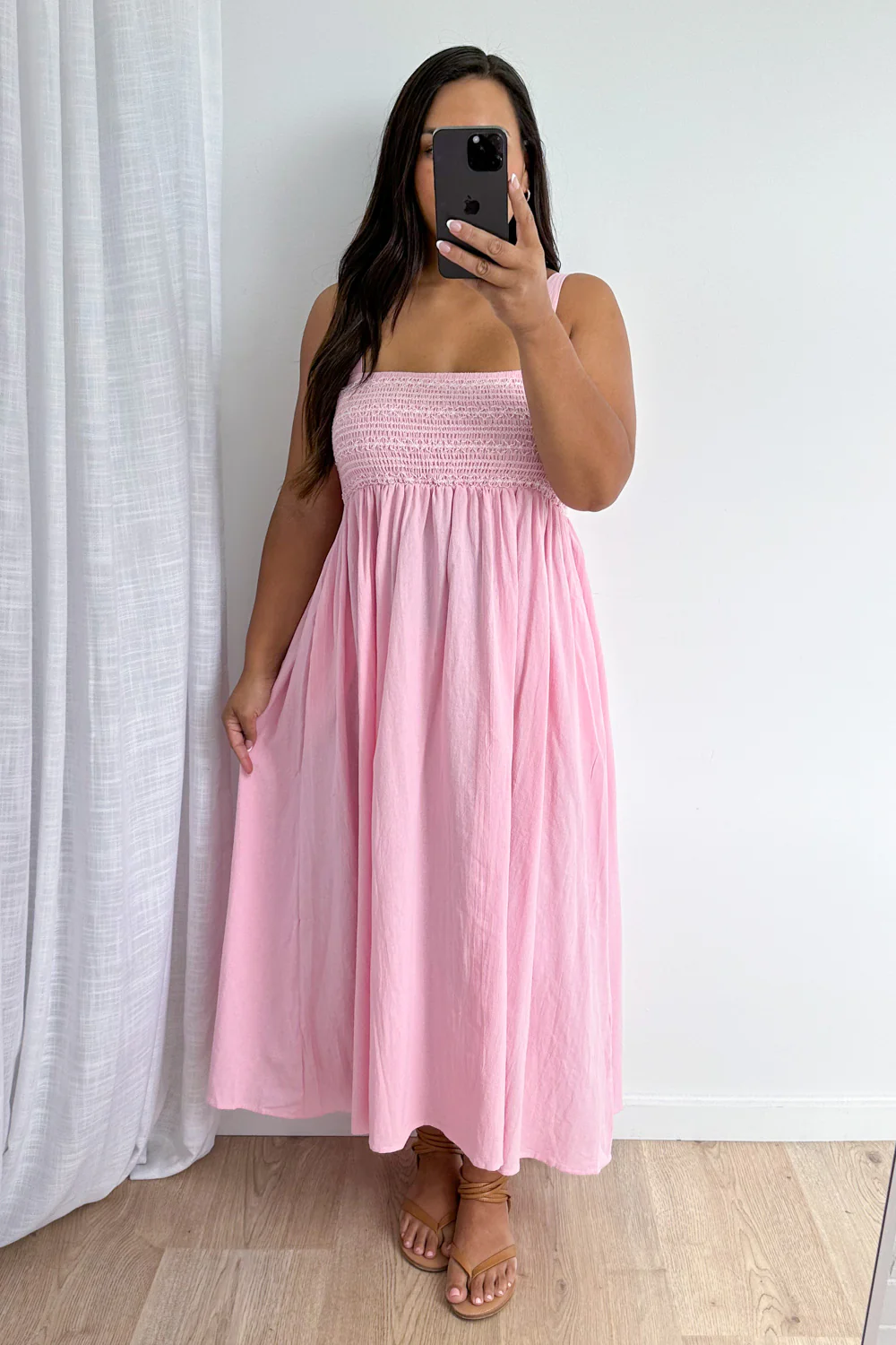 Ellie Dress - Pale Pink - Image 6
