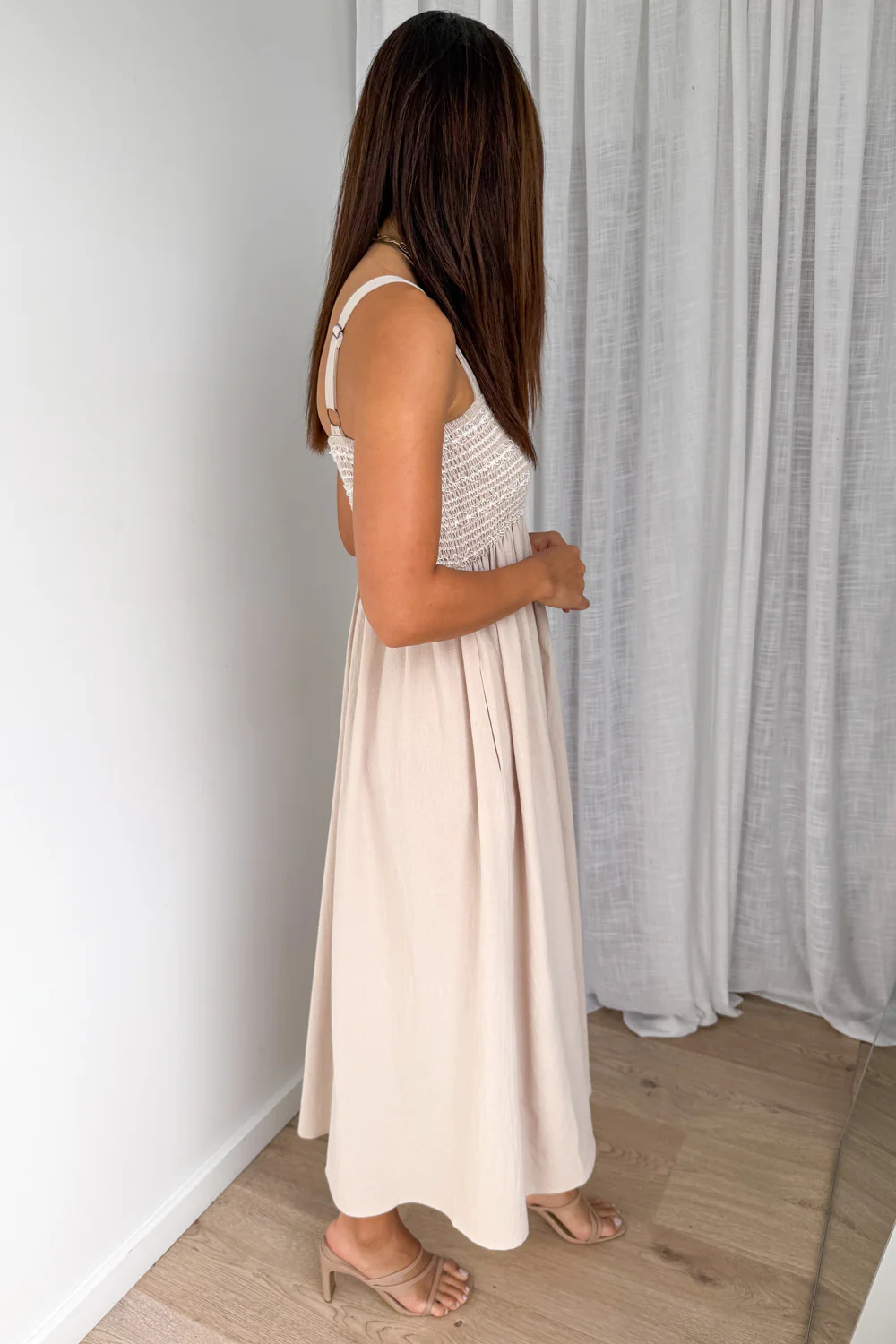 Ellie Dress - Sand - Image 3