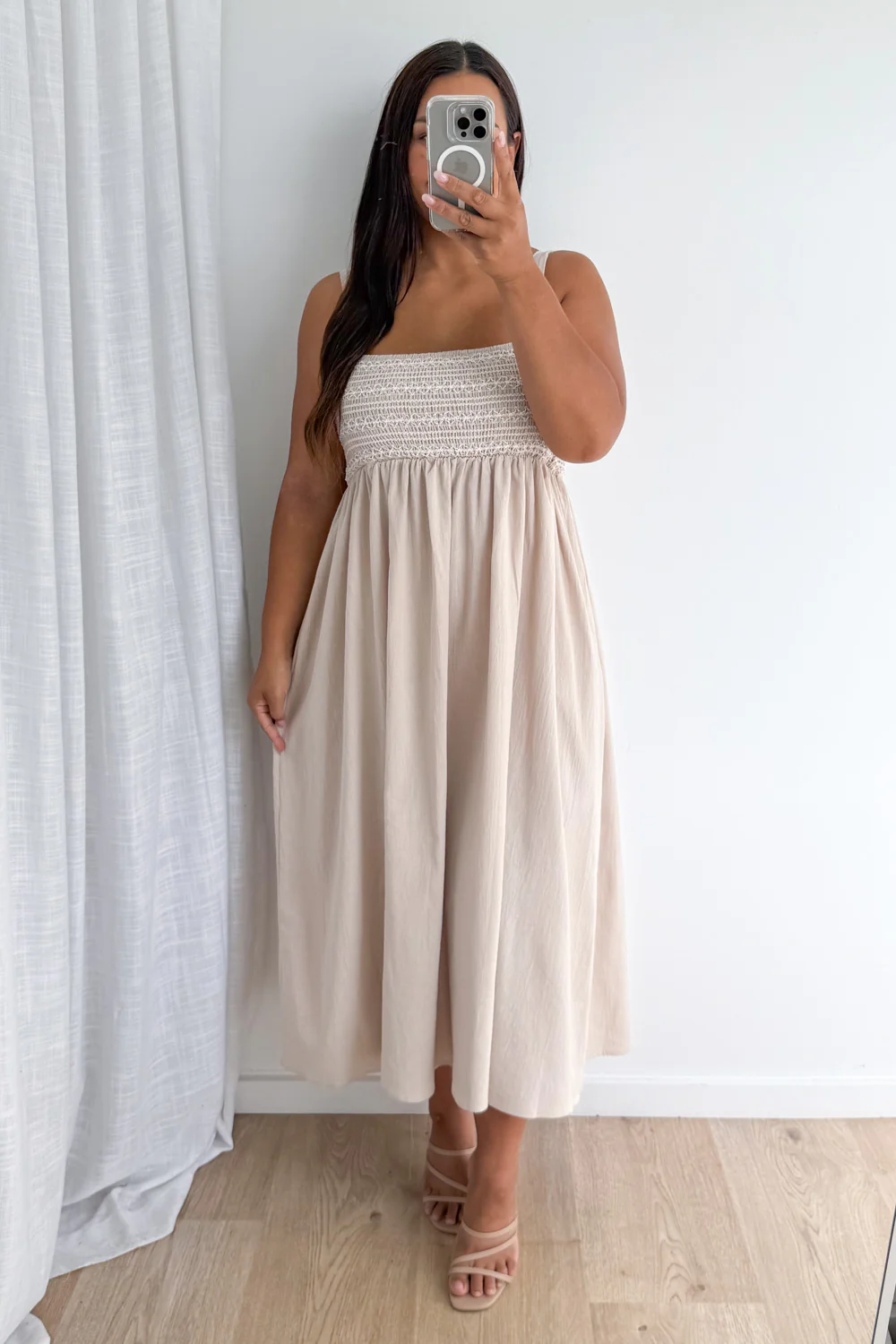 Ellie Dress - Sand - Image 6