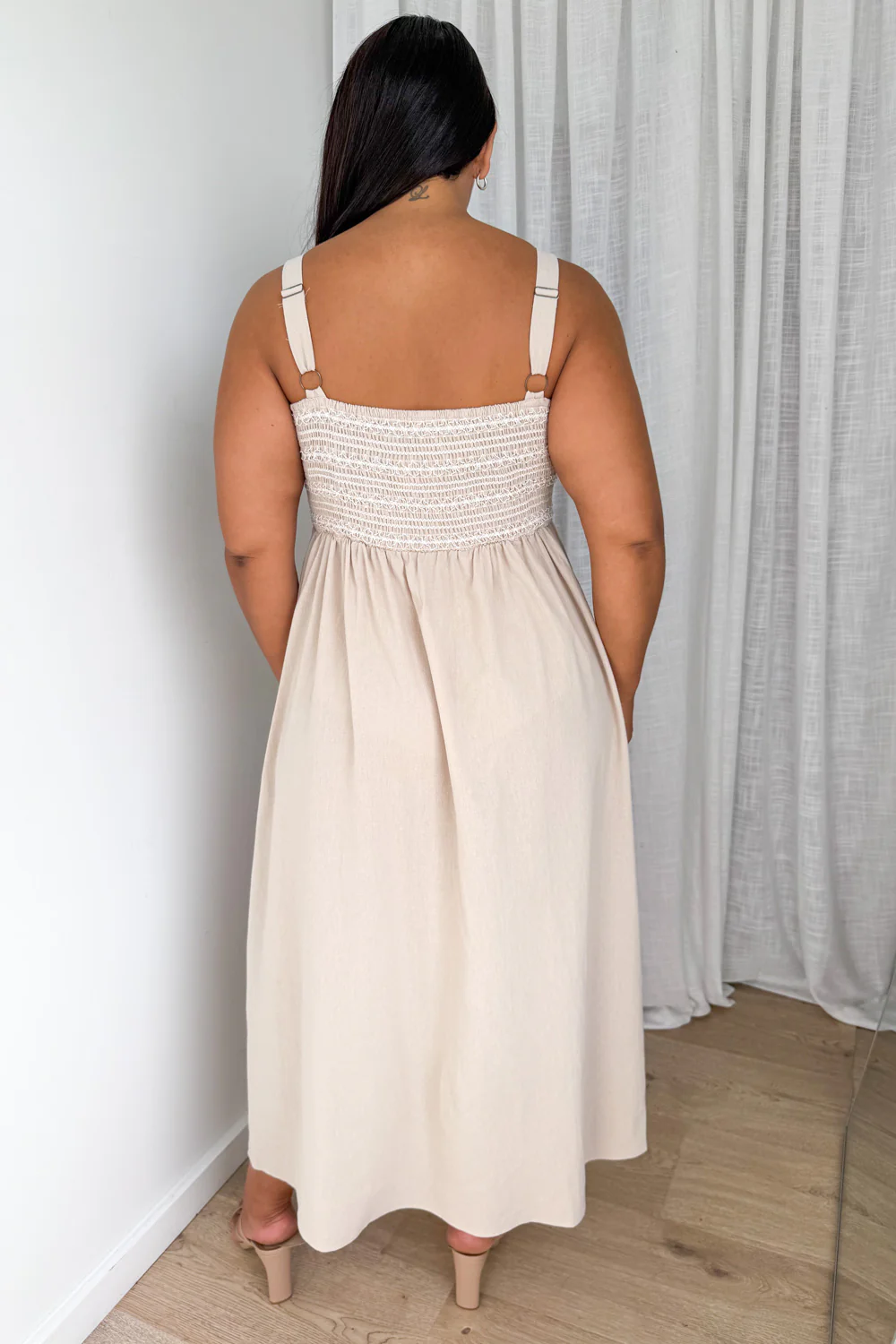Ellie Dress - Sand - Image 9