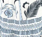 Elsa Dress - Blue Palm Print - Image 10