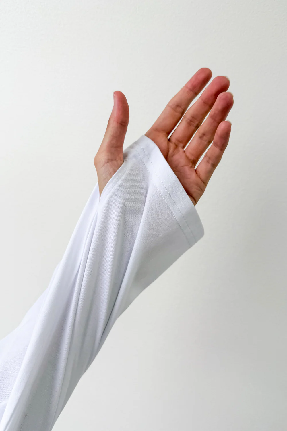 Elsie Long Sleeve Tee - White - Image 16