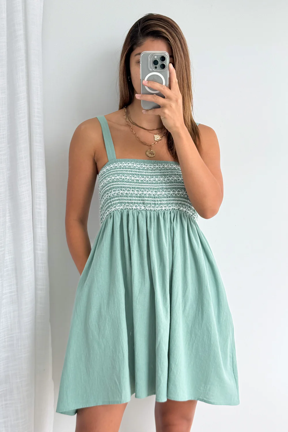 Emmi Dress - Green - Image 7