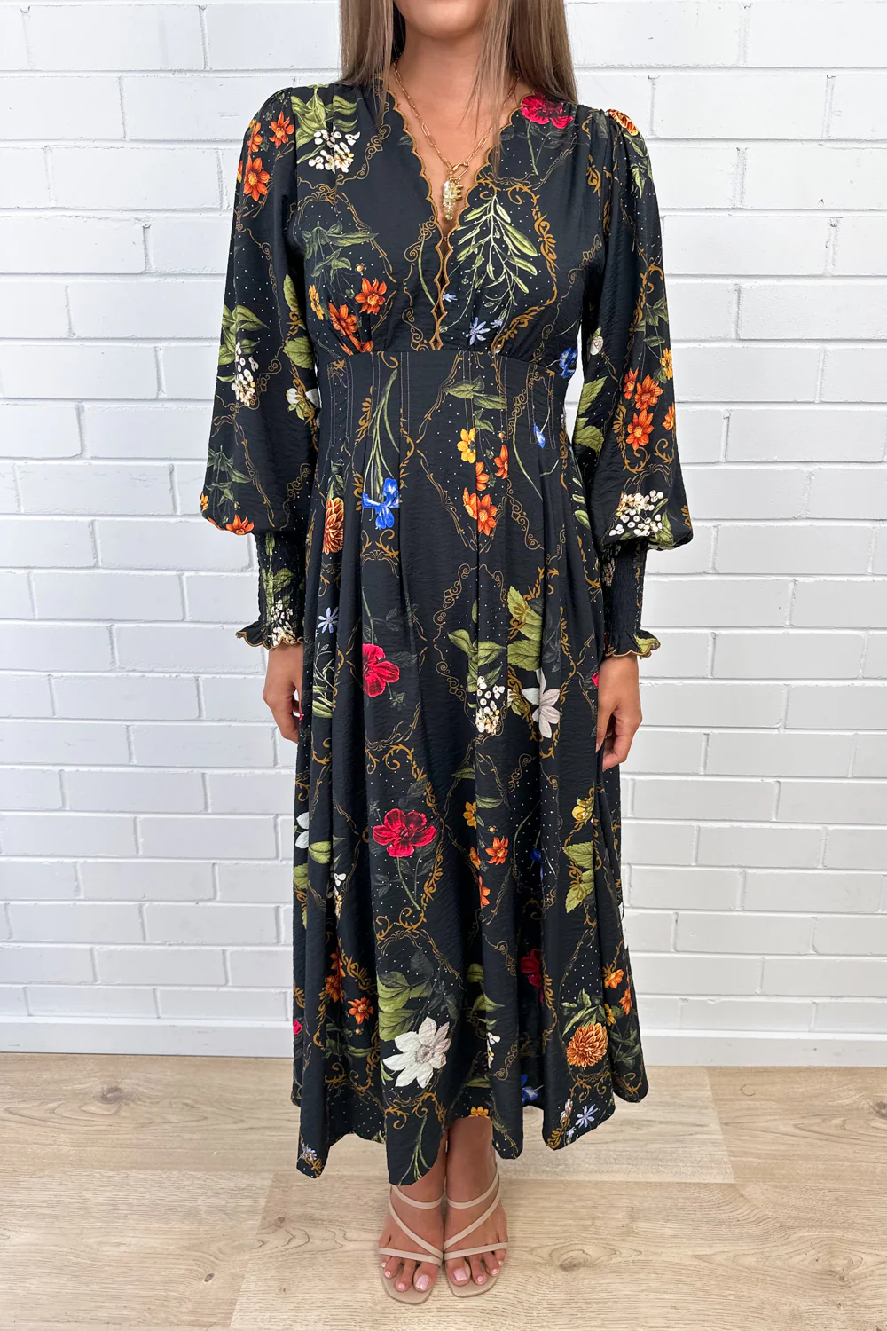 Esme Dress - Black Floral - Image 3