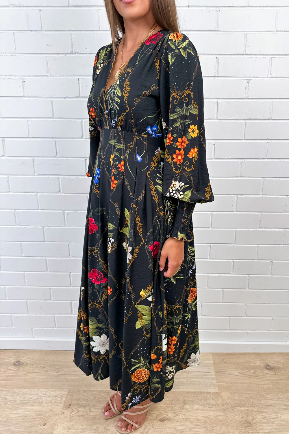 Esme Dress - Black Floral - Image 4