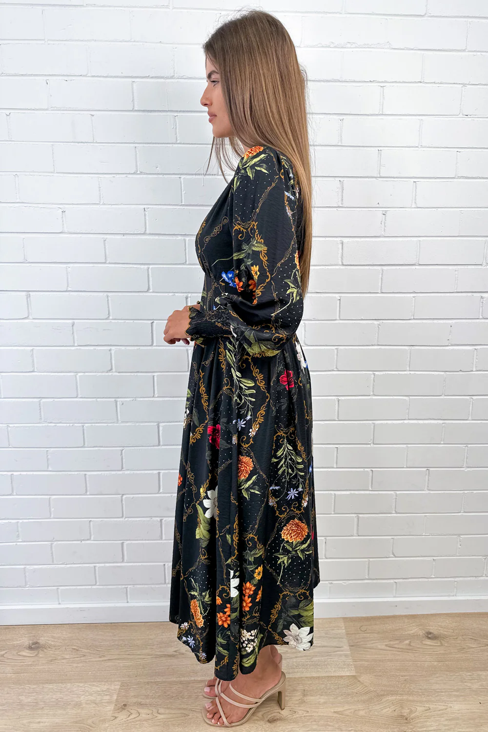 Esme Dress - Black Floral - Image 5