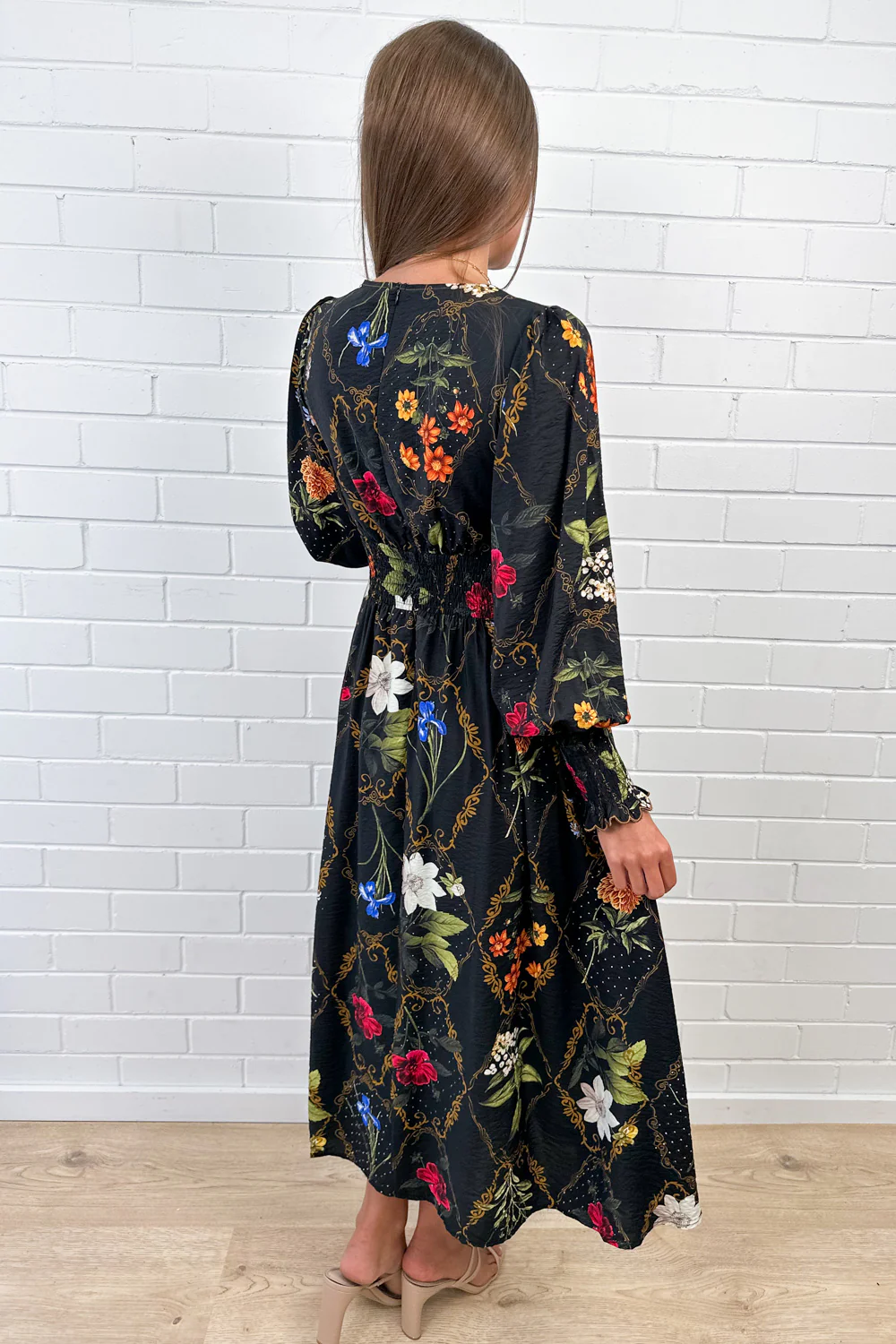 Esme Dress - Black Floral - Image 6