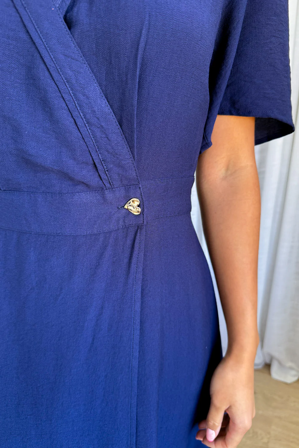 Evelaine Dress - Navy - Image 2