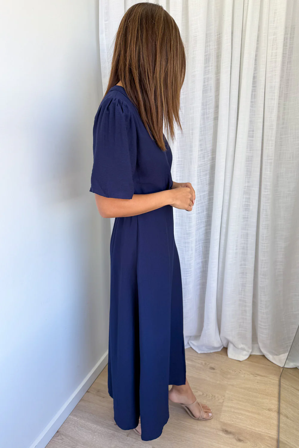 Evelaine Dress - Navy - Image 4