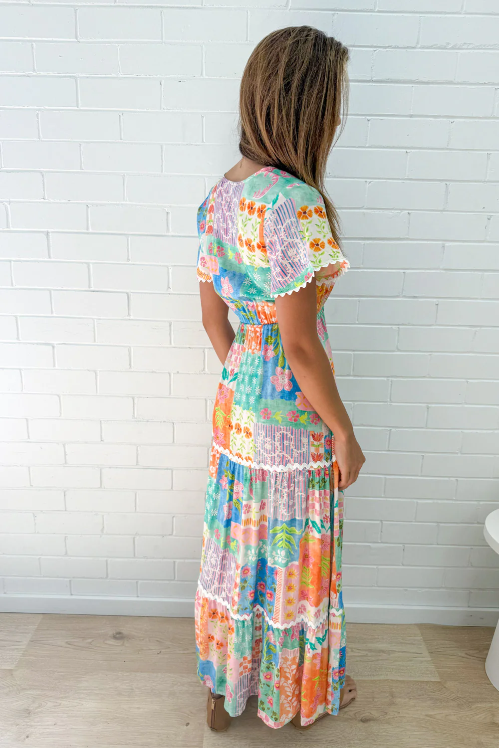 Featherlight Dress - Patchwork Floral - Image 11