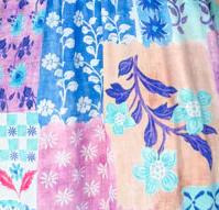 Featherlight Dress - Blue Patchwork - Image 11