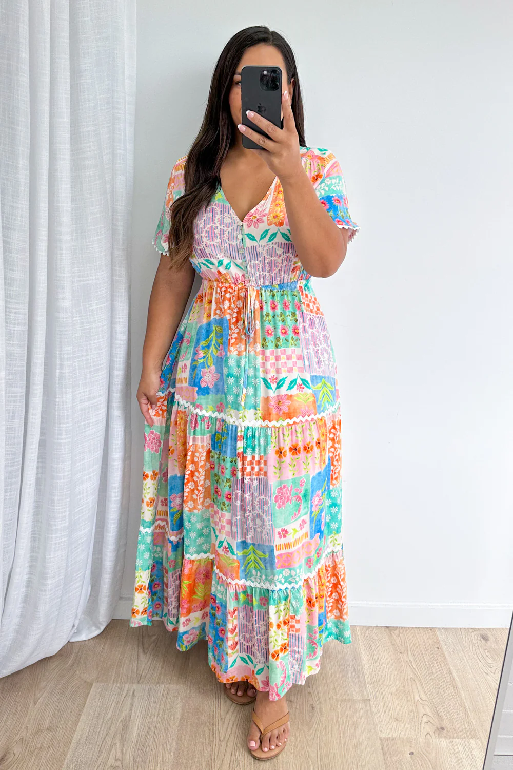 Featherlight Dress - Patchwork Floral - Image 13