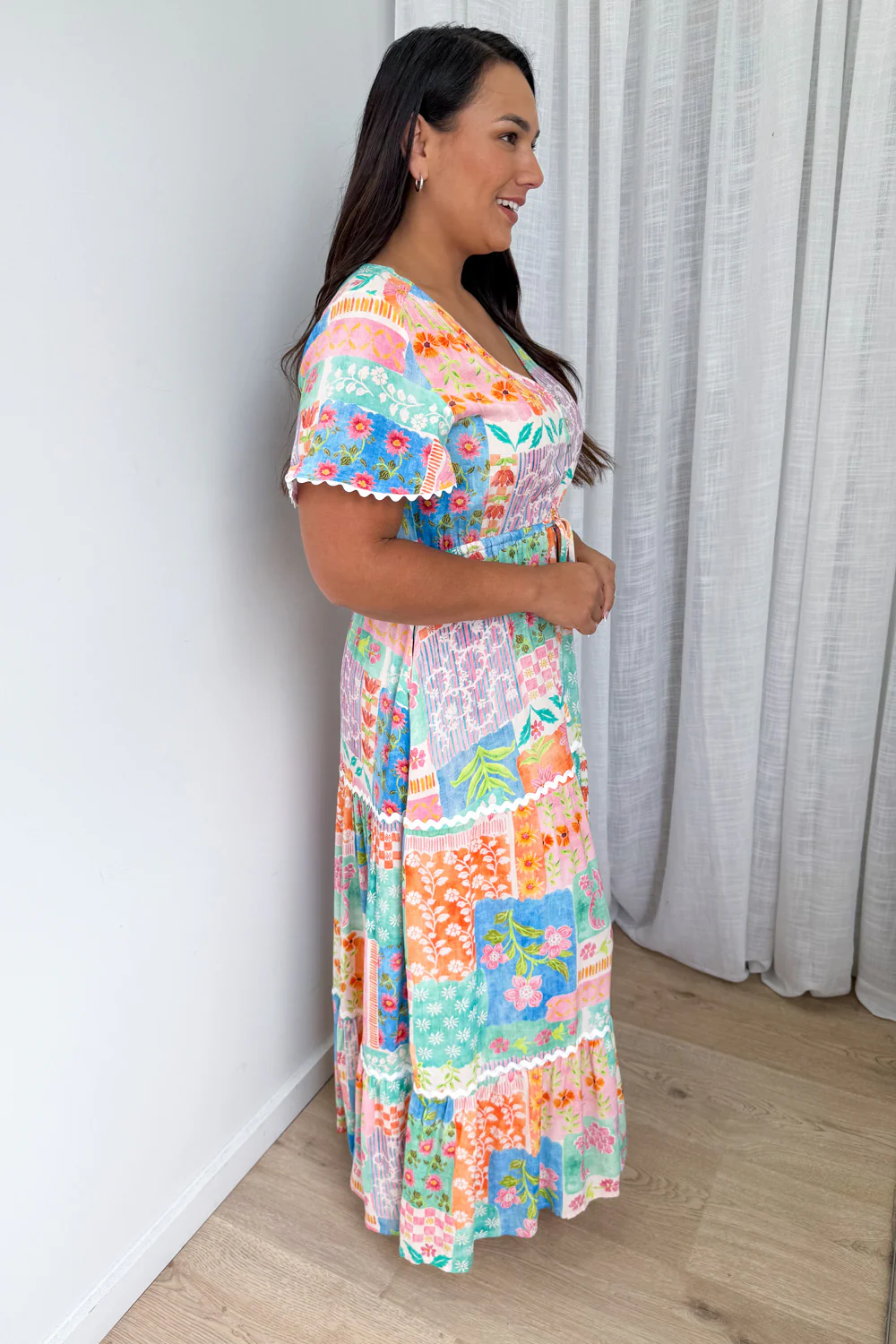 Featherlight Dress - Patchwork Floral - Image 14