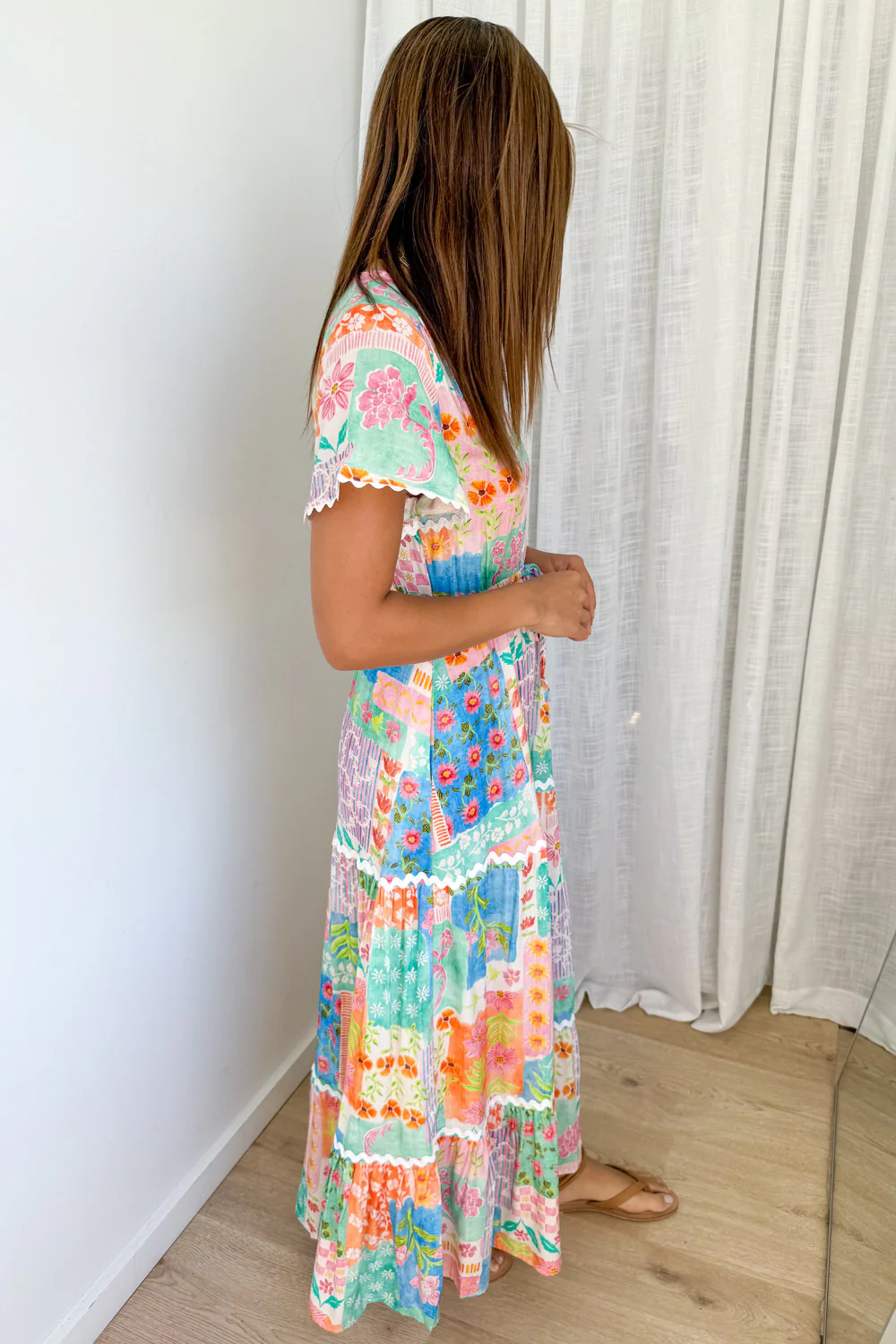 Featherlight Dress - Patchwork Floral - Image 4