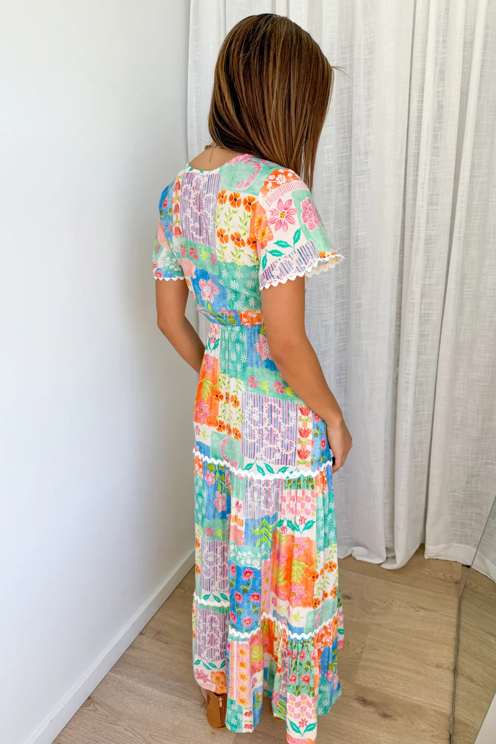 Featherlight Dress - Patchwork Floral - Image 5