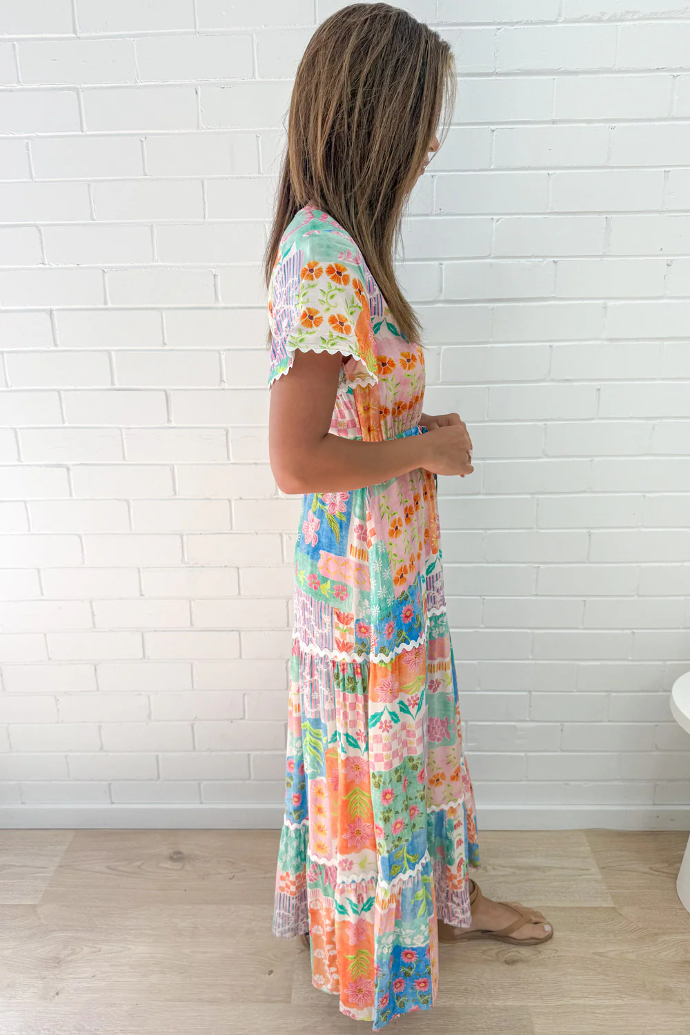 Featherlight Dress - Patchwork Floral - Image 9