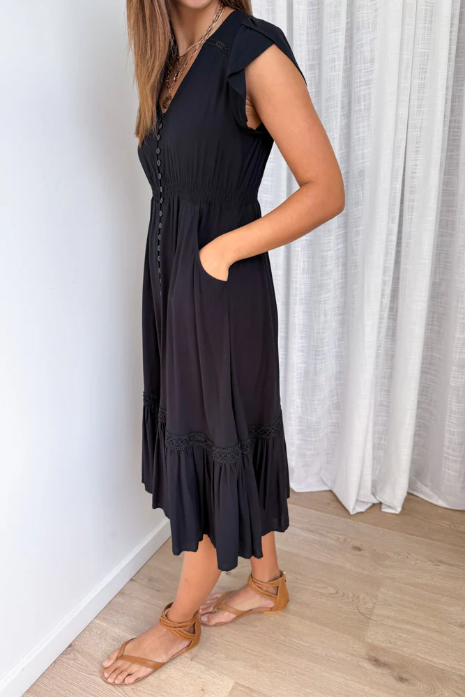 Fia Dress - Black - Image 2