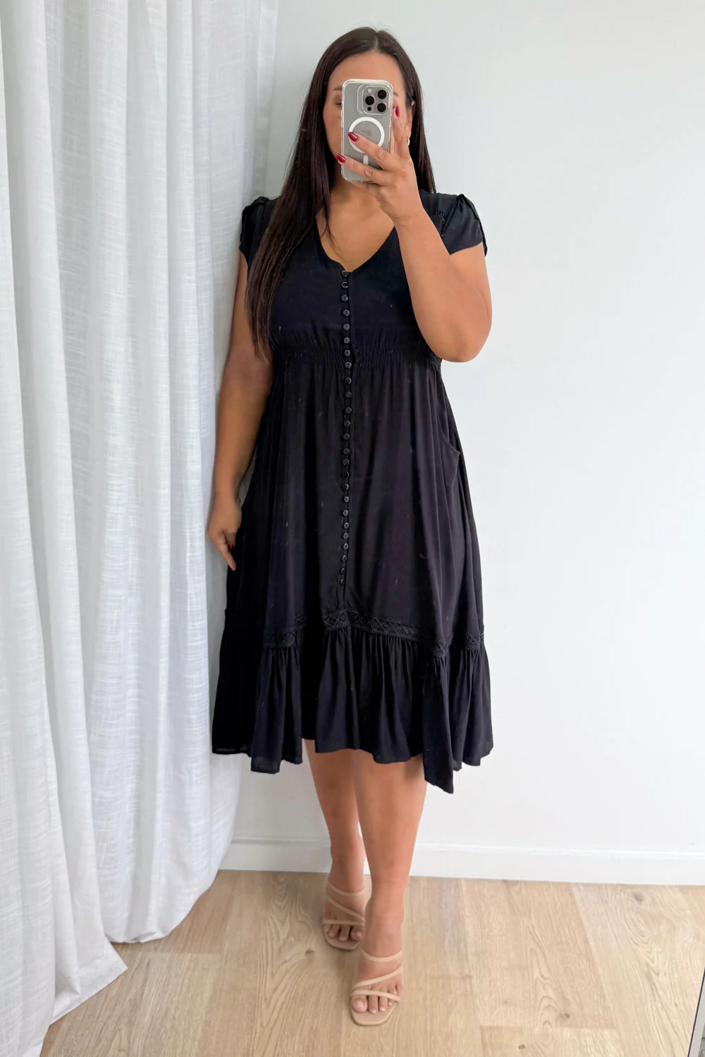 Fia Dress - Black - Image 6