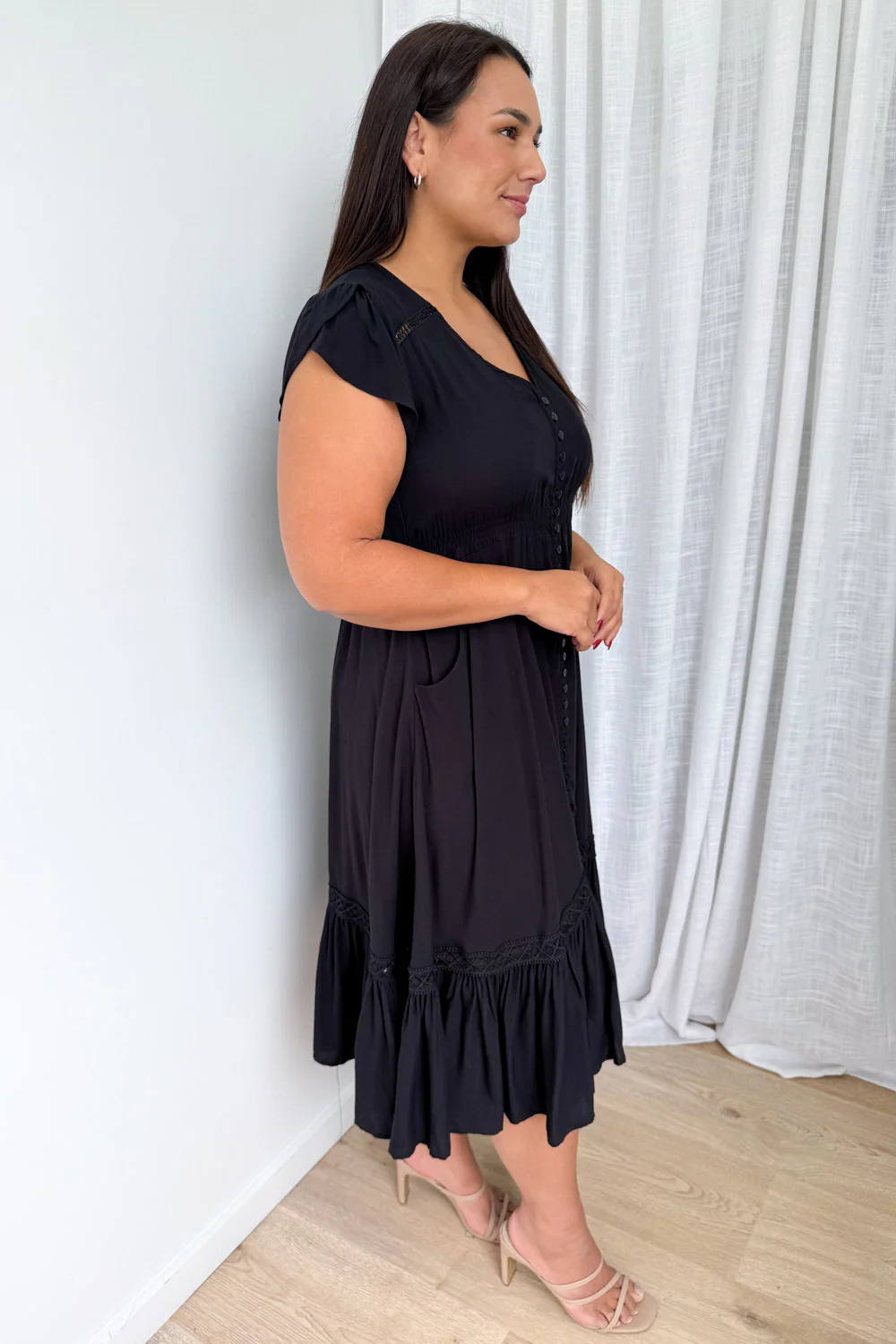 Fia Dress - Black - Image 7