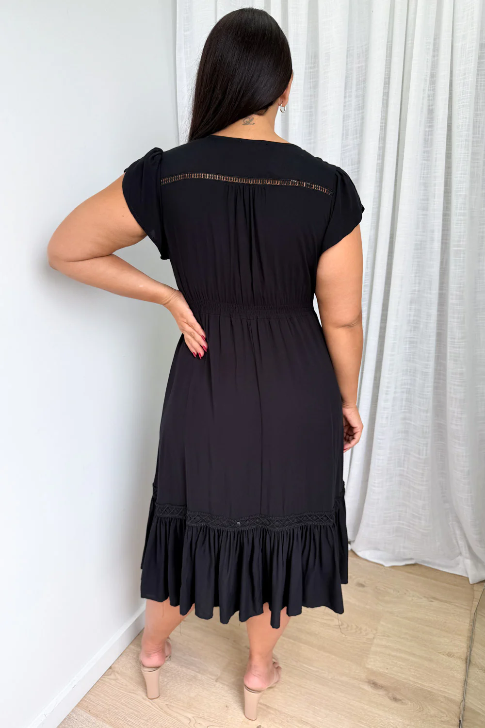 Fia Dress - Black - Image 8