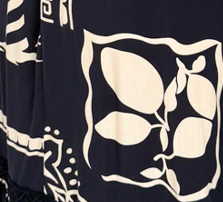 Fia Dress - Charcoal Coastal Print - Image 6
