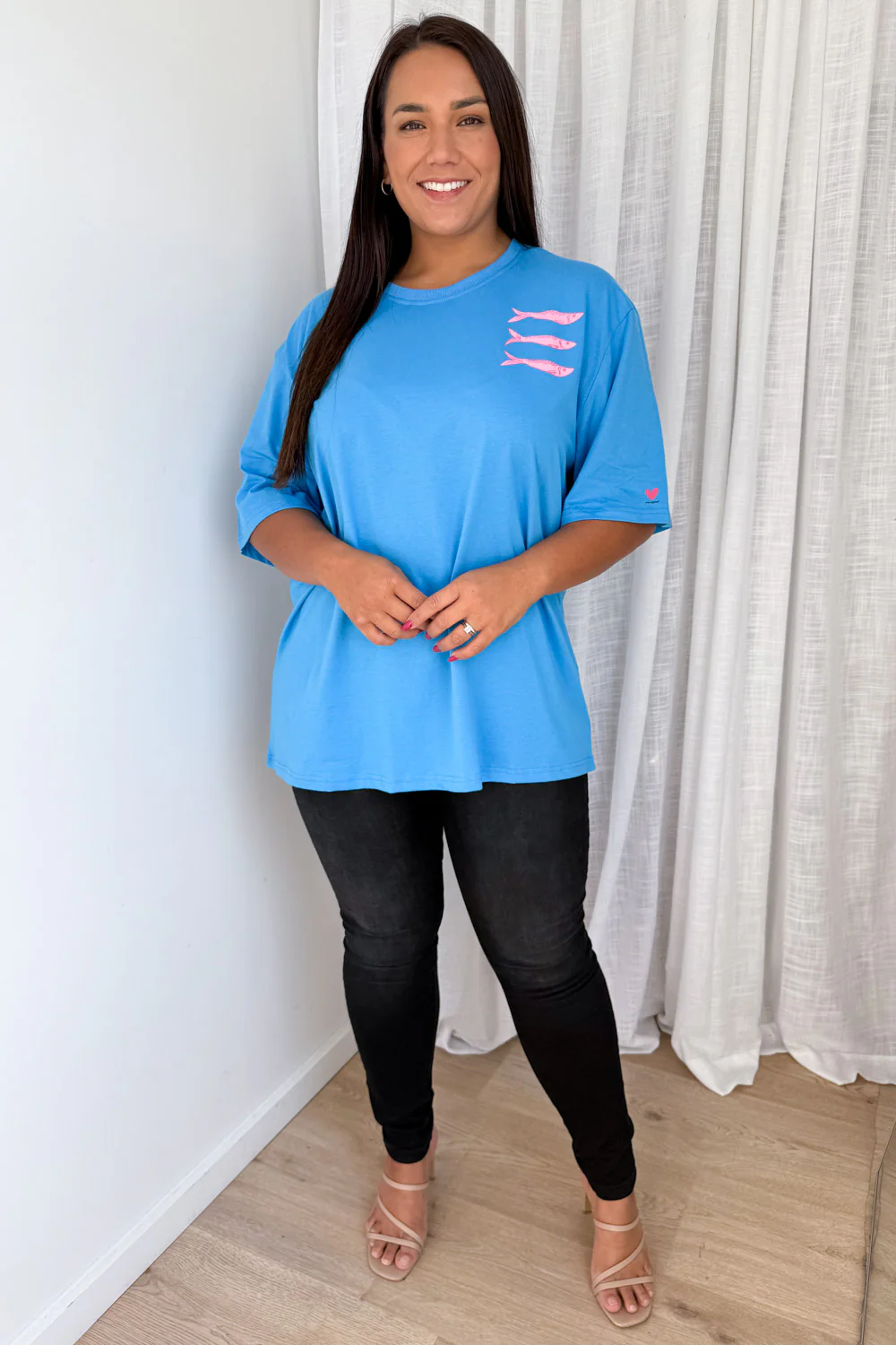 Finn Tee - Cornflower Blue - Image 12