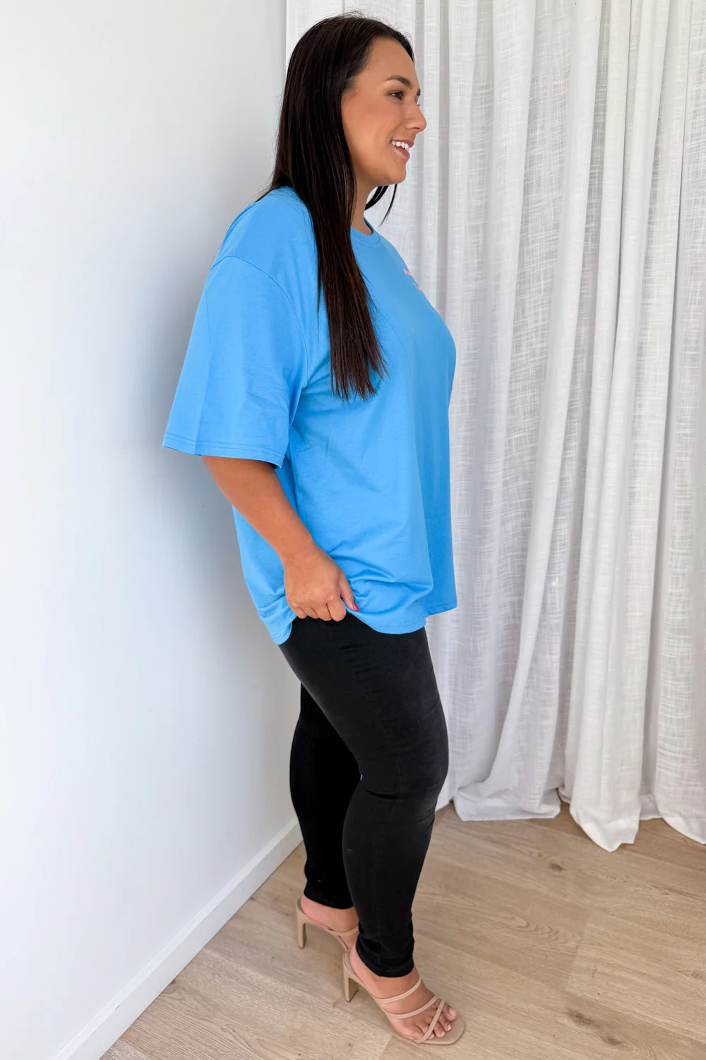 Finn Tee - Cornflower Blue - Image 13