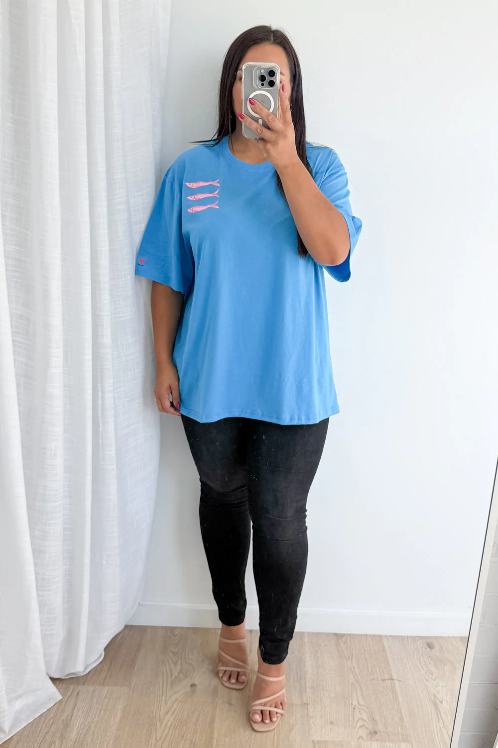 Finn Tee - Cornflower Blue - Image 15