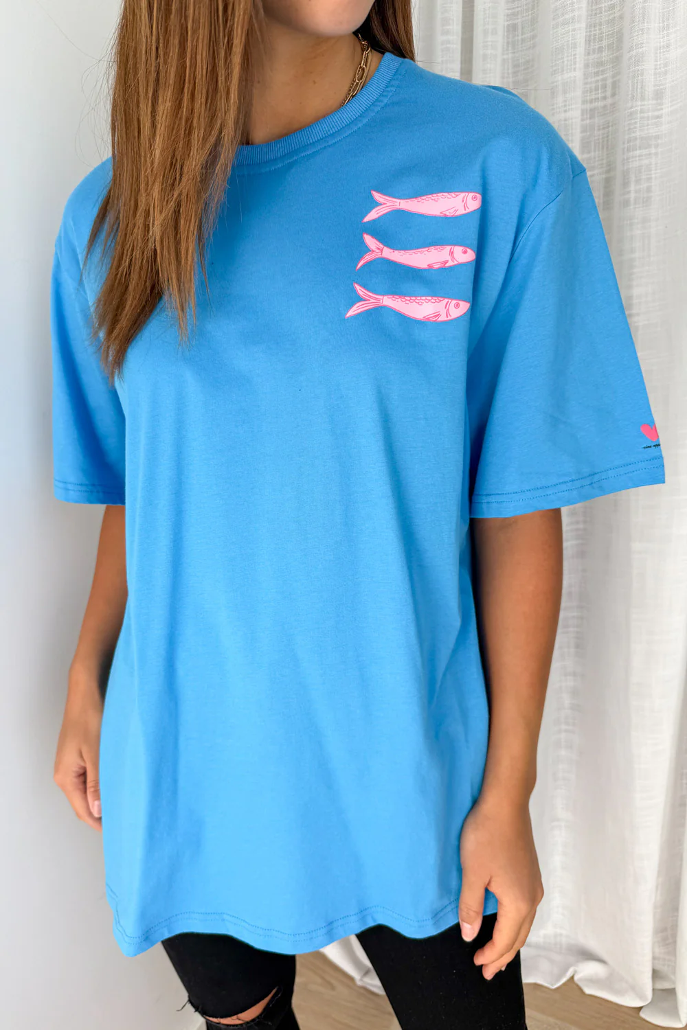 Finn Tee - Cornflower Blue - Image 3