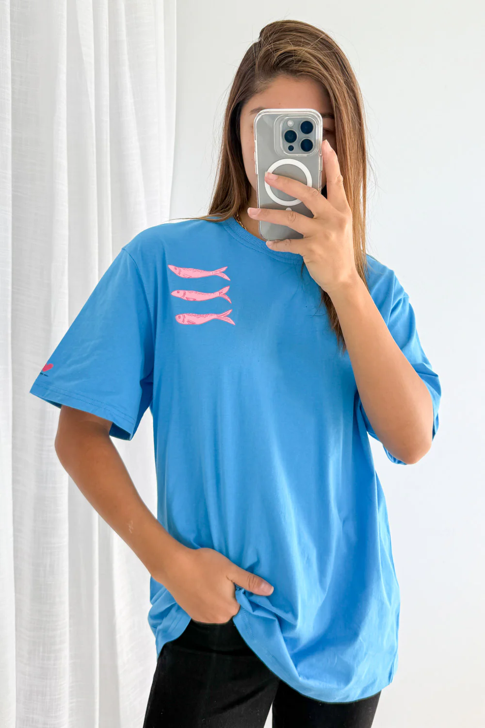 Finn Tee - Cornflower Blue - Image 6