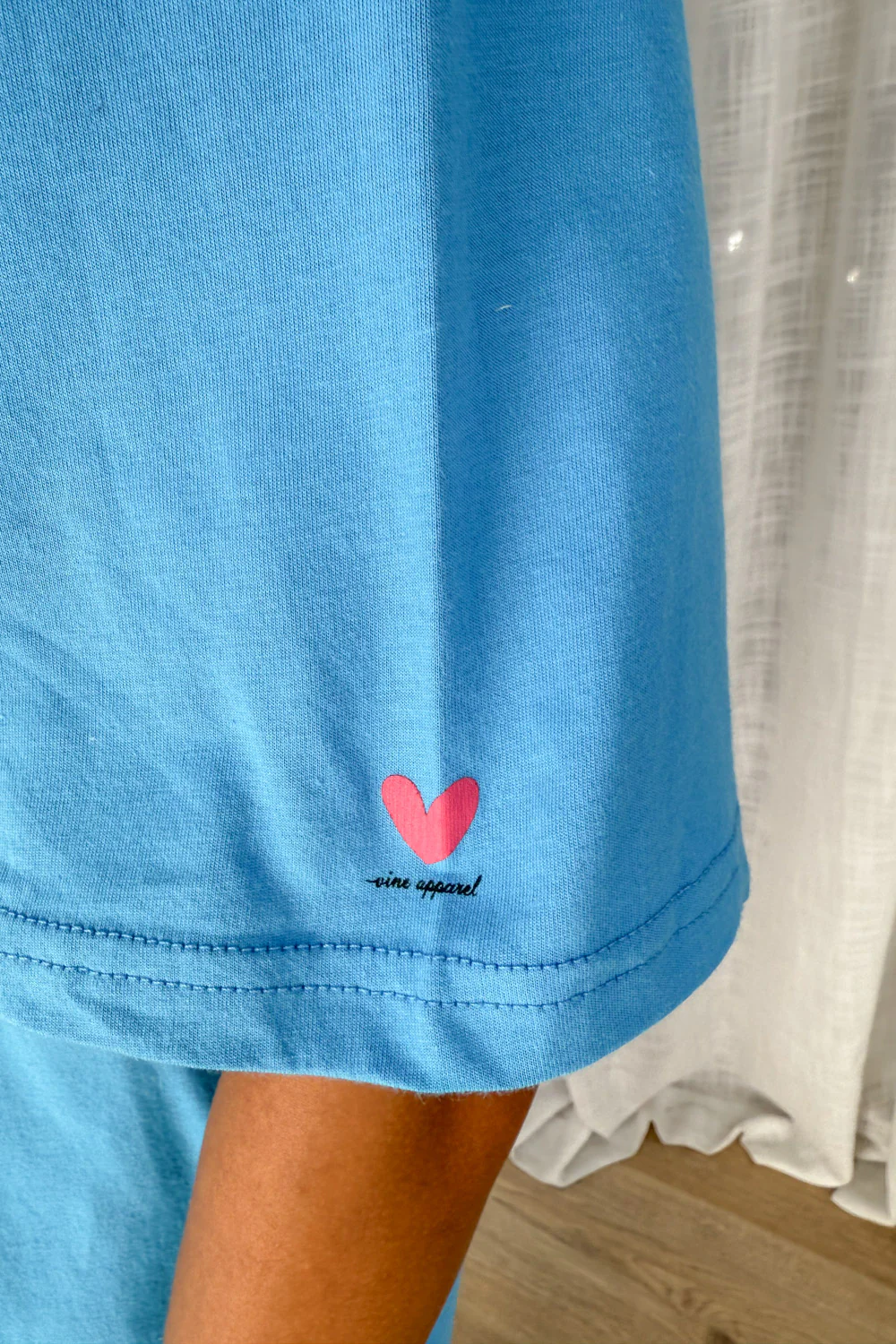 Finn Tee - Cornflower Blue - Image 7