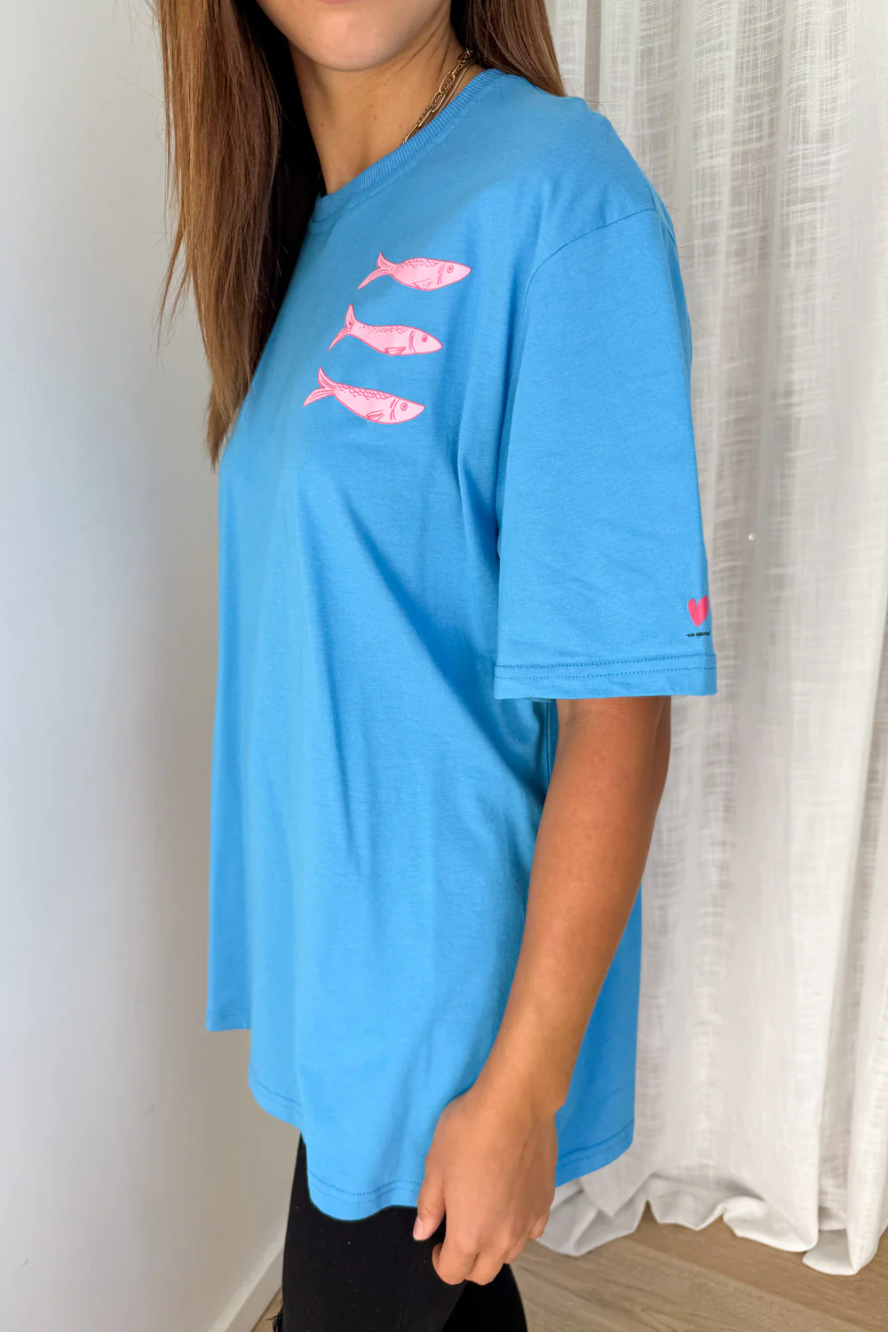 Finn Tee - Cornflower Blue - Image 8