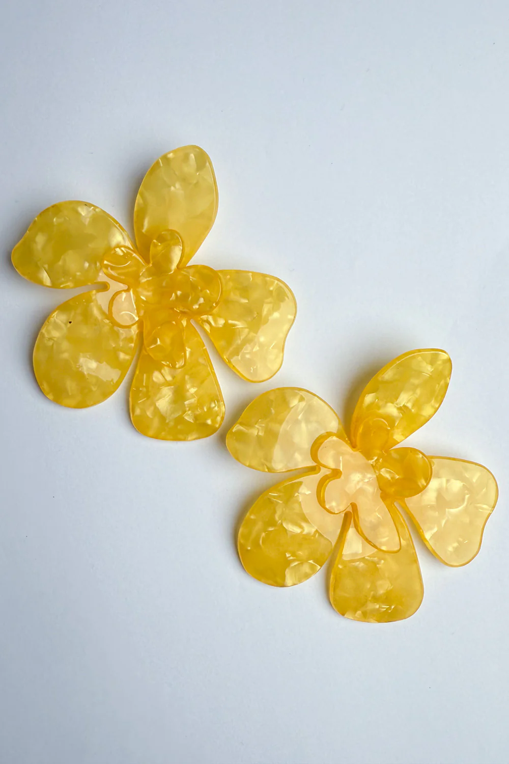 Flora Earrings - Yellow - Image 10