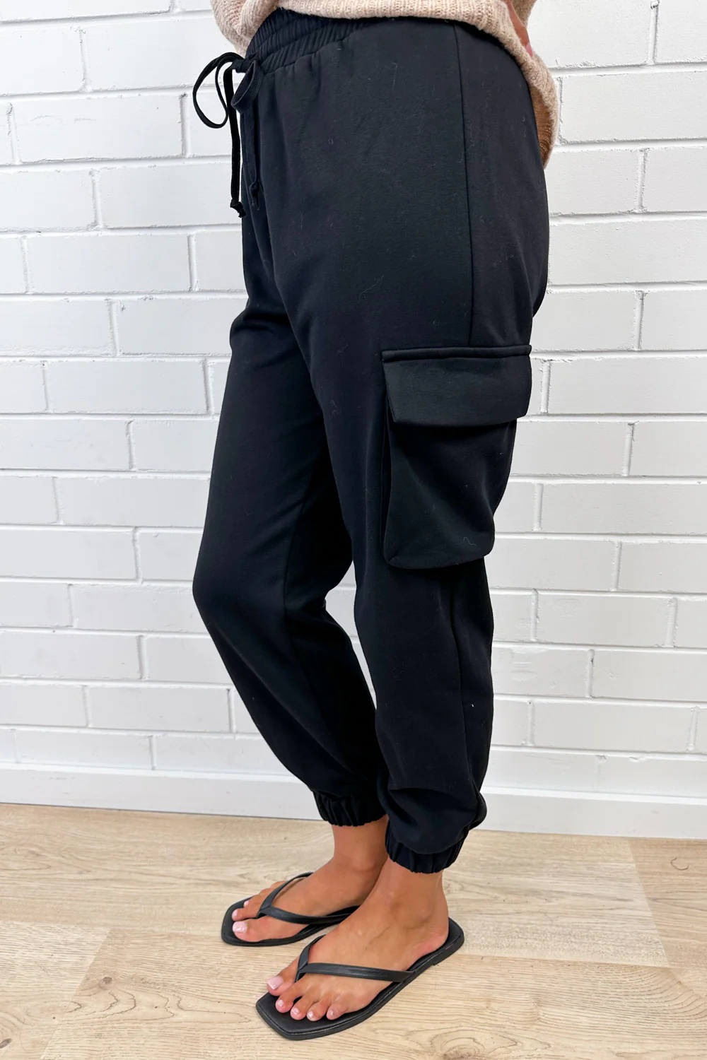 Frankie Lounge Pants - Black - Image 4