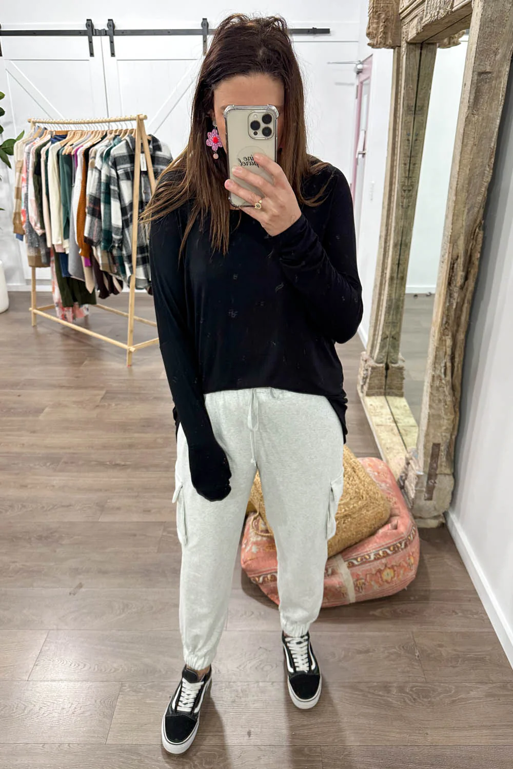 Frankie Lounge Pants - Grey Marle - Image 7